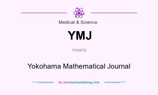 What does YMJ mean? It stands for Yokohama Mathematical Journal