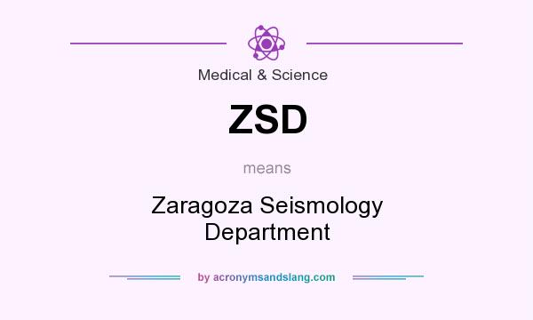 What does ZSD mean? It stands for Zaragoza Seismology Department