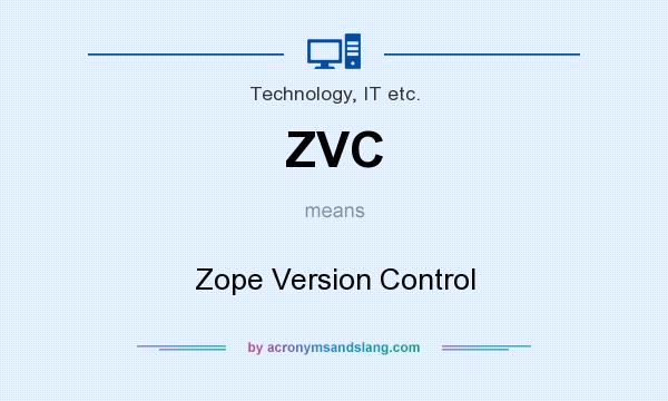 What does ZVC mean? It stands for Zope Version Control