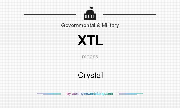What does XTL mean? It stands for Crystal