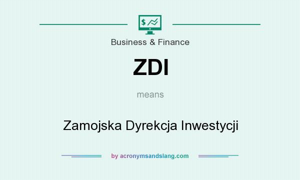 What does ZDI mean? It stands for Zamojska Dyrekcja Inwestycji