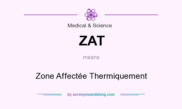 What does ZAT mean? It stands for Zone Affectée Thermiquement