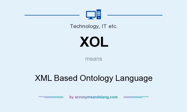 What does XOL mean? It stands for XML Based Ontology Language