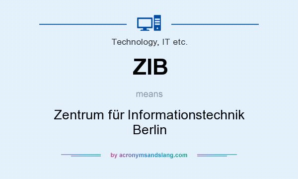 What does ZIB mean? It stands for Zentrum für Informationstechnik Berlin