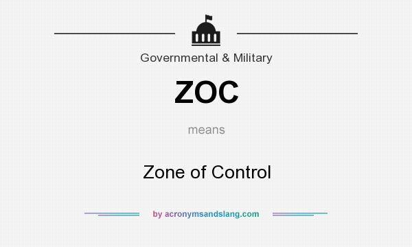 What does ZOC mean? It stands for Zone of Control