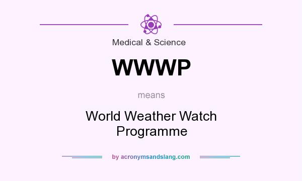 What does WWWP mean? It stands for World Weather Watch Programme