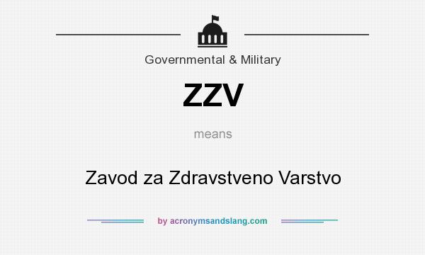 What does ZZV mean? It stands for Zavod za Zdravstveno Varstvo