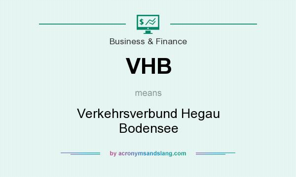 What does VHB mean? It stands for Verkehrsverbund Hegau Bodensee