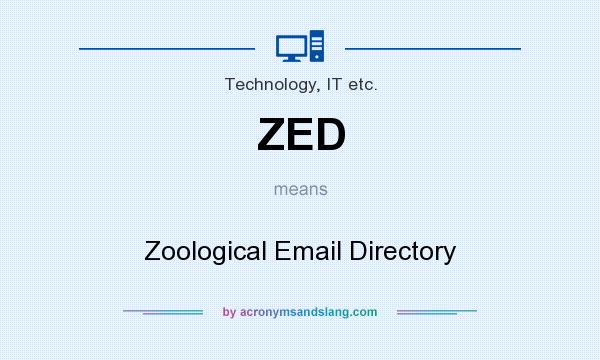 What does ZED mean? It stands for Zoological Email Directory