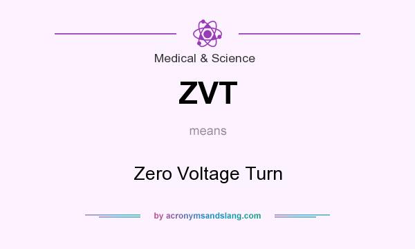 What does ZVT mean? It stands for Zero Voltage Turn