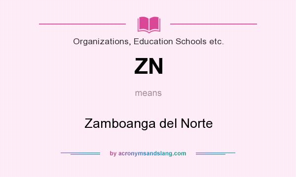 What does ZN mean? It stands for Zamboanga del Norte