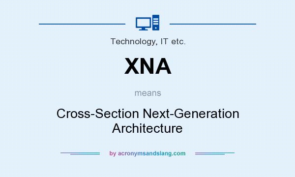 What does XNA mean? It stands for Cross-Section Next-Generation Architecture