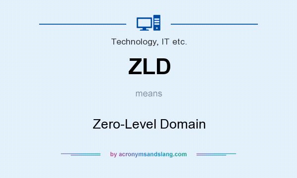 What does ZLD mean? It stands for Zero-Level Domain