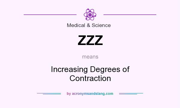 What does ZZZ mean? It stands for Increasing Degrees of Contraction