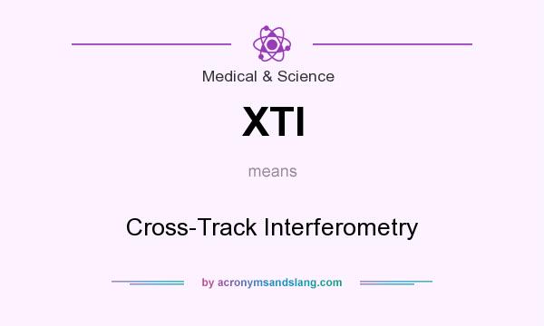 What does XTI mean? It stands for Cross-Track Interferometry