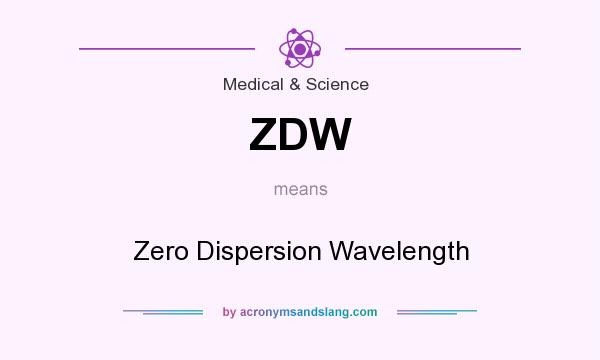 What does ZDW mean? It stands for Zero Dispersion Wavelength