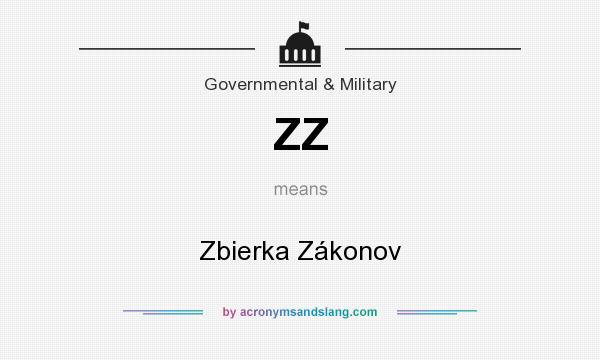 What does ZZ mean? It stands for Zbierka Zákonov