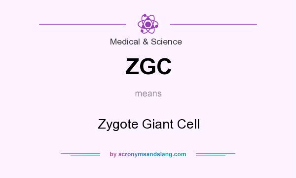 What does ZGC mean? It stands for Zygote Giant Cell