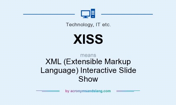 What does XISS mean? It stands for XML (Extensible Markup Language) Interactive Slide Show