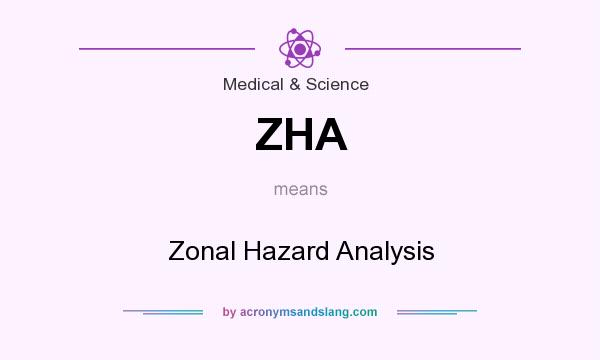 What does ZHA mean? It stands for Zonal Hazard Analysis