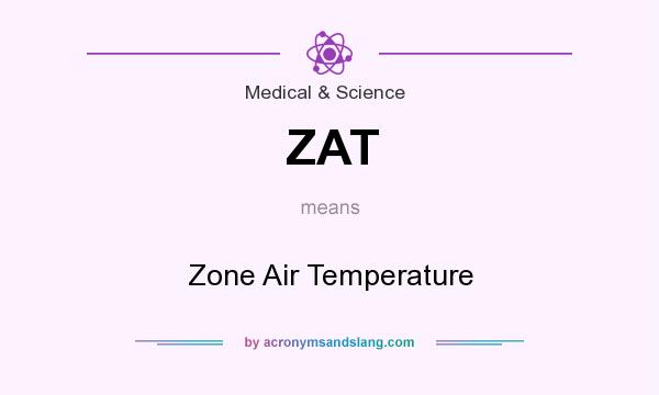 What does ZAT mean? It stands for Zone Air Temperature