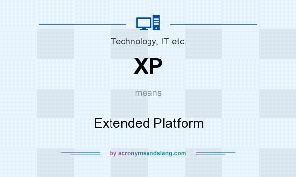 What does XP mean? It stands for Extended Platform