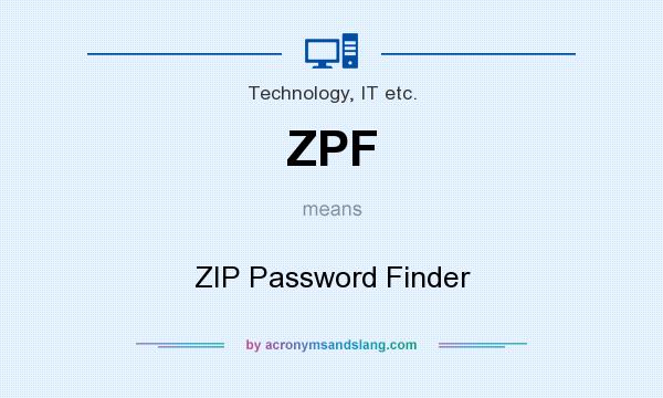What does ZPF mean? It stands for ZIP Password Finder
