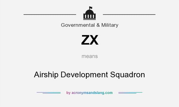 What does ZX mean? It stands for Airship Development Squadron