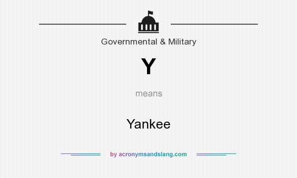 What does Y mean? It stands for Yankee