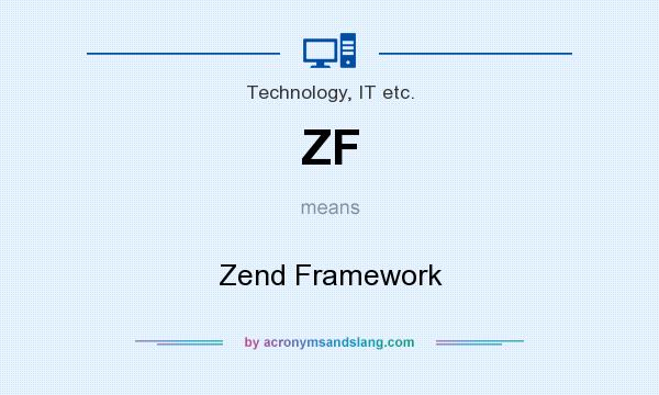 What does ZF mean? It stands for Zend Framework