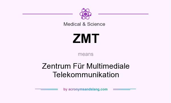 What does ZMT mean? It stands for Zentrum Für Multimediale Telekommunikation
