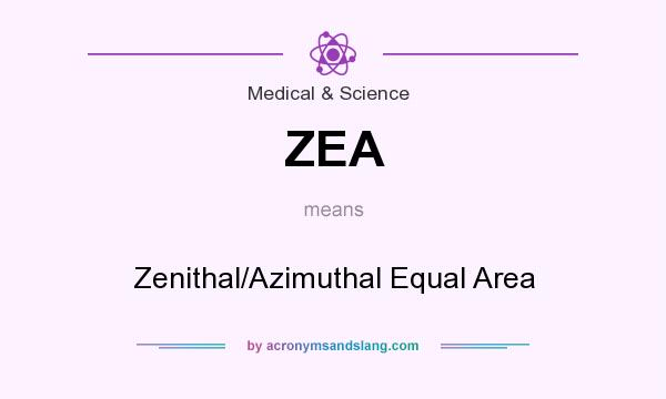 What does ZEA mean? It stands for Zenithal/Azimuthal Equal Area