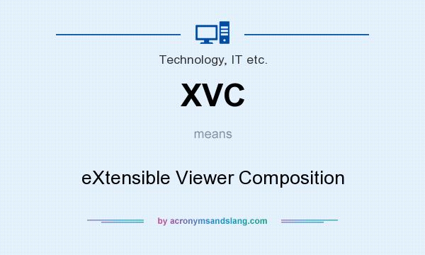 What does XVC mean? It stands for eXtensible Viewer Composition