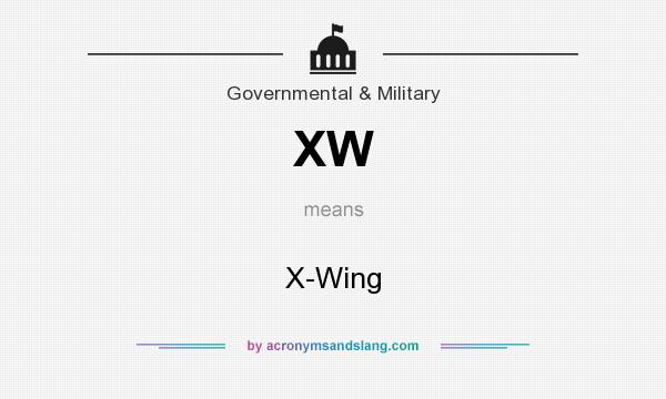 What does XW mean? It stands for X-Wing