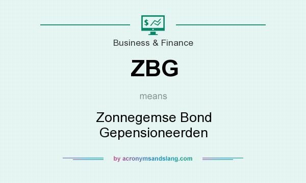 What does ZBG mean? It stands for Zonnegemse Bond Gepensioneerden