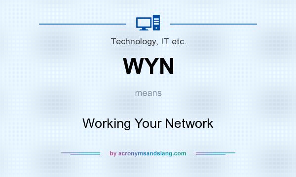 What does WYN mean? It stands for Working Your Network