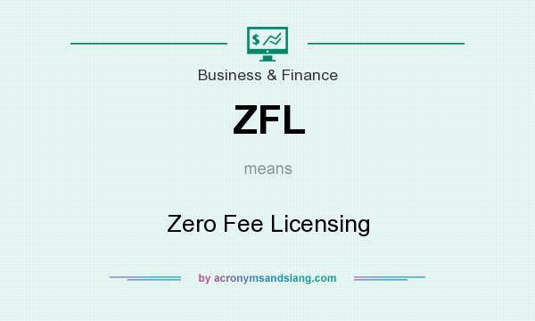 What does ZFL mean? It stands for Zero Fee Licensing