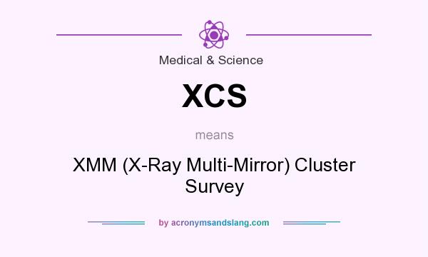 What does XCS mean? It stands for XMM (X-Ray Multi-Mirror) Cluster Survey