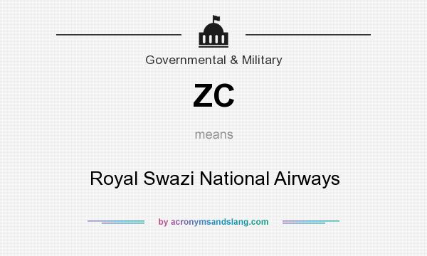 What does ZC mean? It stands for Royal Swazi National Airways