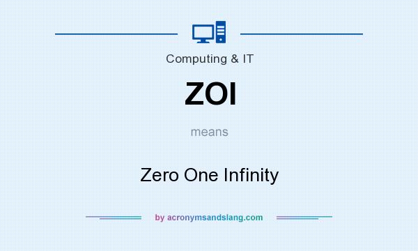 What does ZOI mean? It stands for Zero One Infinity