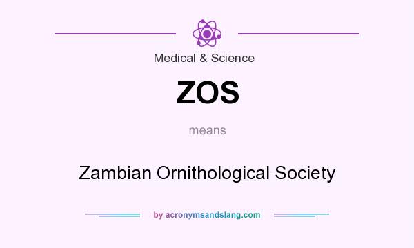 What does ZOS mean? It stands for Zambian Ornithological Society