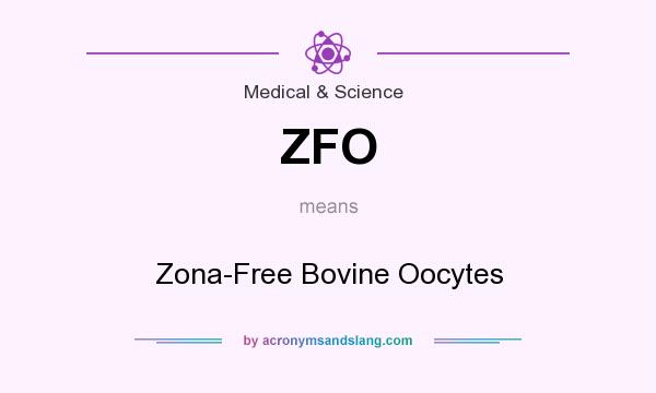 What does ZFO mean? It stands for Zona-Free Bovine Oocytes