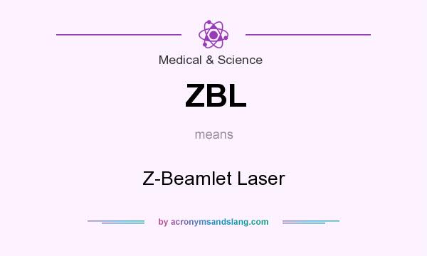 What does ZBL mean? It stands for Z-Beamlet Laser