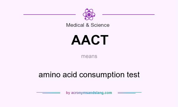 What does AACT mean? It stands for amino acid consumption test