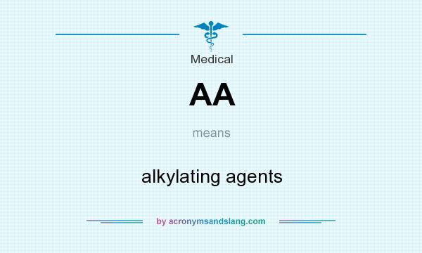 What does AA mean? It stands for alkylating agents