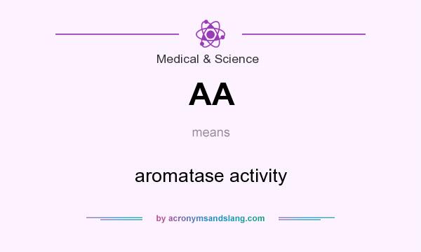 What does AA mean? It stands for aromatase activity