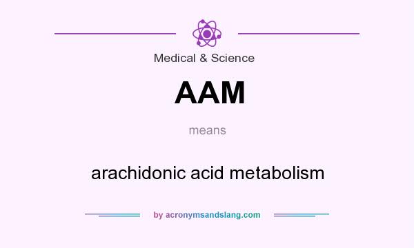 What does AAM mean? It stands for arachidonic acid metabolism