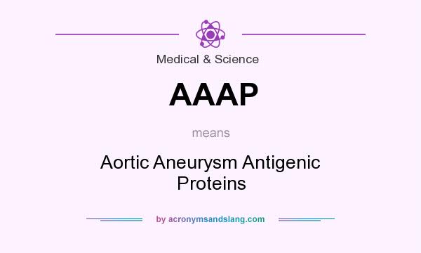 What does AAAP mean? It stands for Aortic Aneurysm Antigenic Proteins