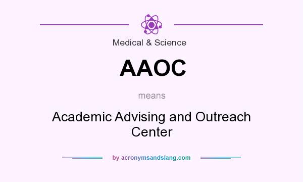 What does AAOC mean? It stands for Academic Advising and Outreach Center