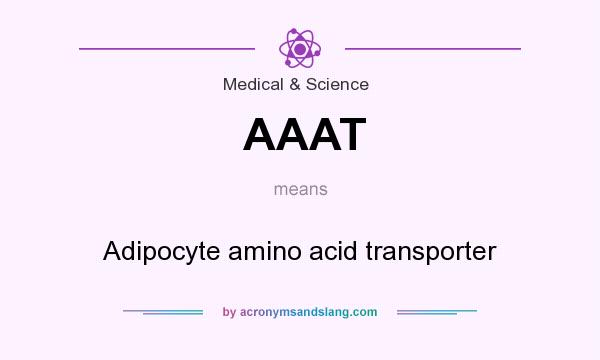 What does AAAT mean? It stands for Adipocyte amino acid transporter